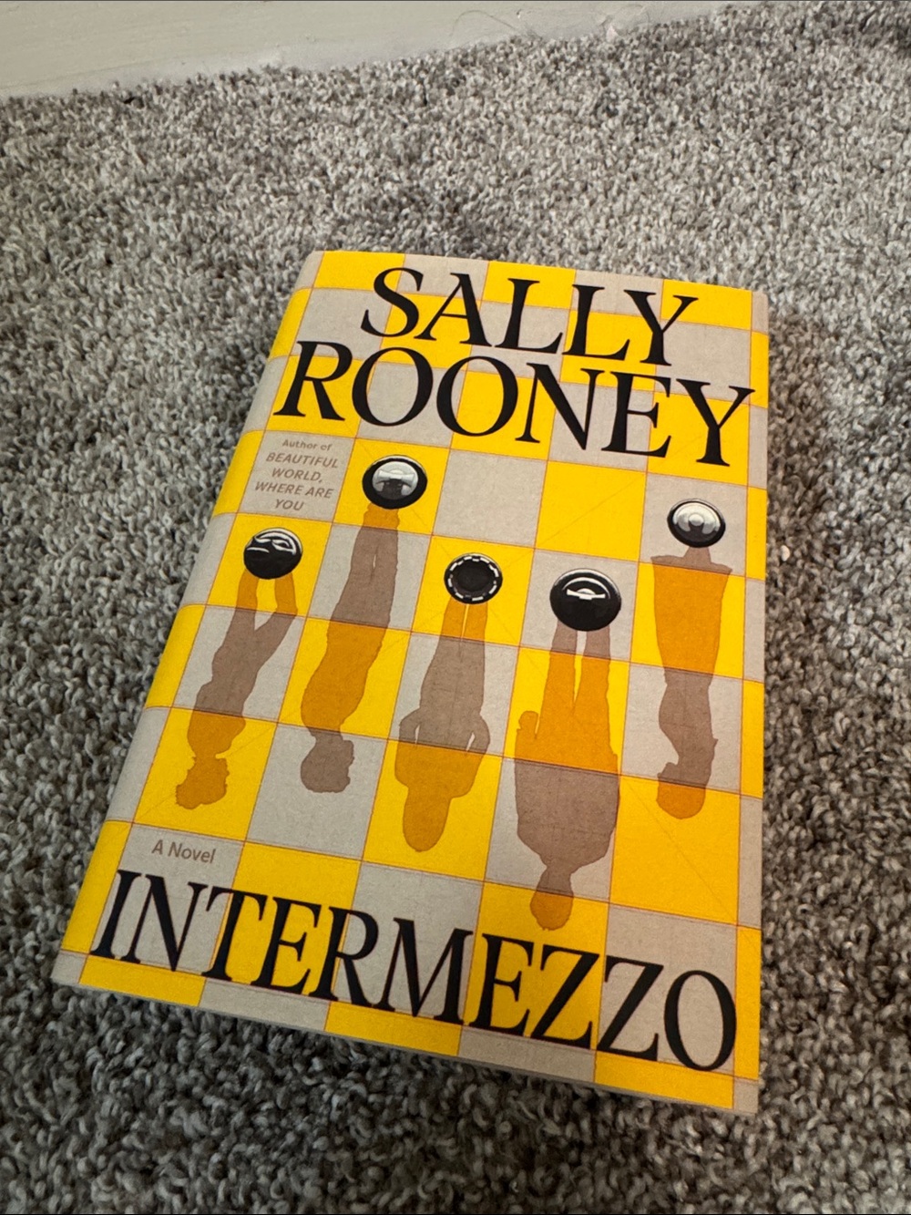 Intermezzo Hardcover Novel - Yellow Cover